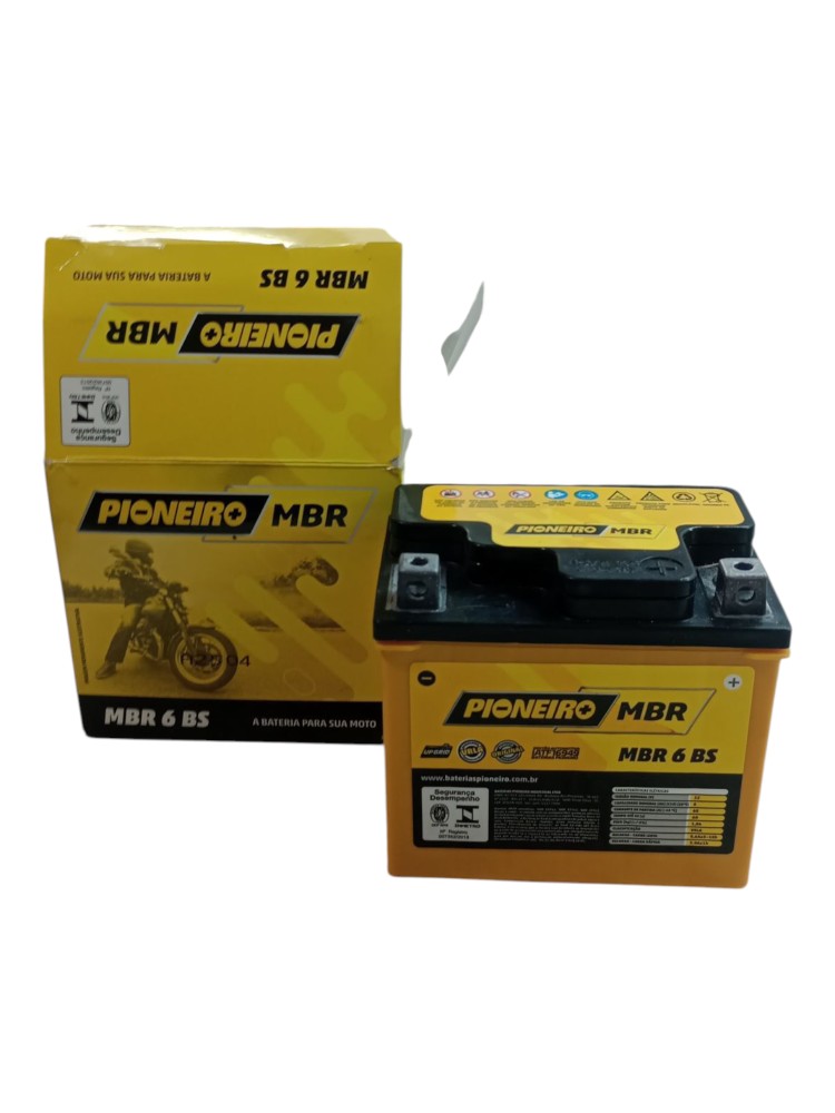 Bateria Moto Honda Elite 150 Biz 125 160 6ah Direito Mbr 6bs 8