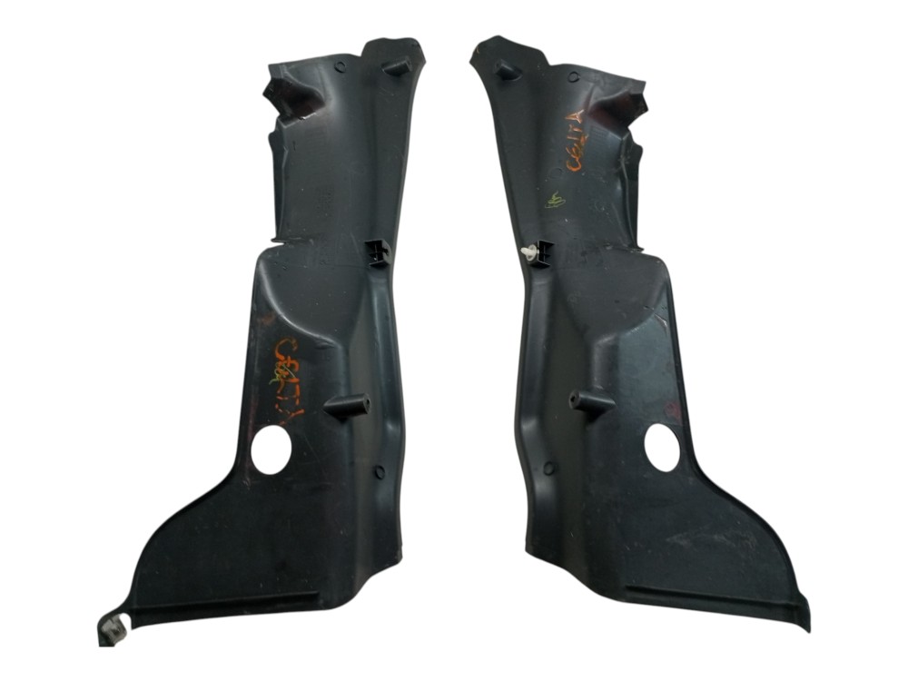 Moldura Inferior Chevrolet Gm Celta 2006 2013 Traseira Par 5