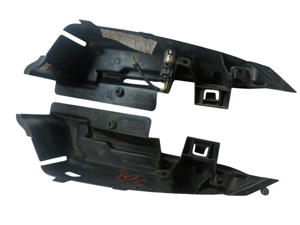 Moldura Suporte Tampao Bagagito Peugeot 307 2007 2012 Par Cinza 4