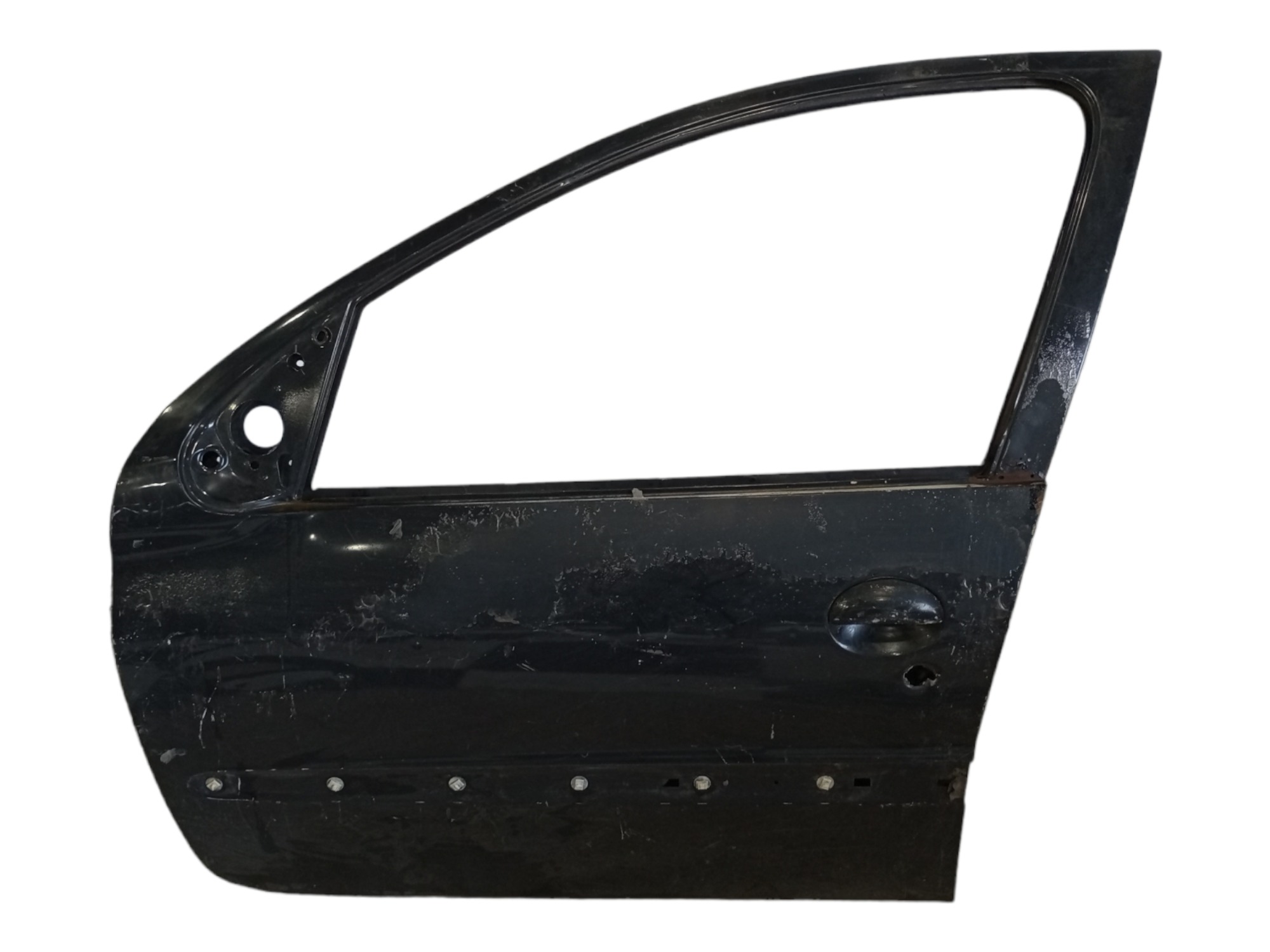Porta Peugeot 206 207 2003 2005 2007 2010 Dianteira Esquerda Dianteira Esquerda Preto 1
