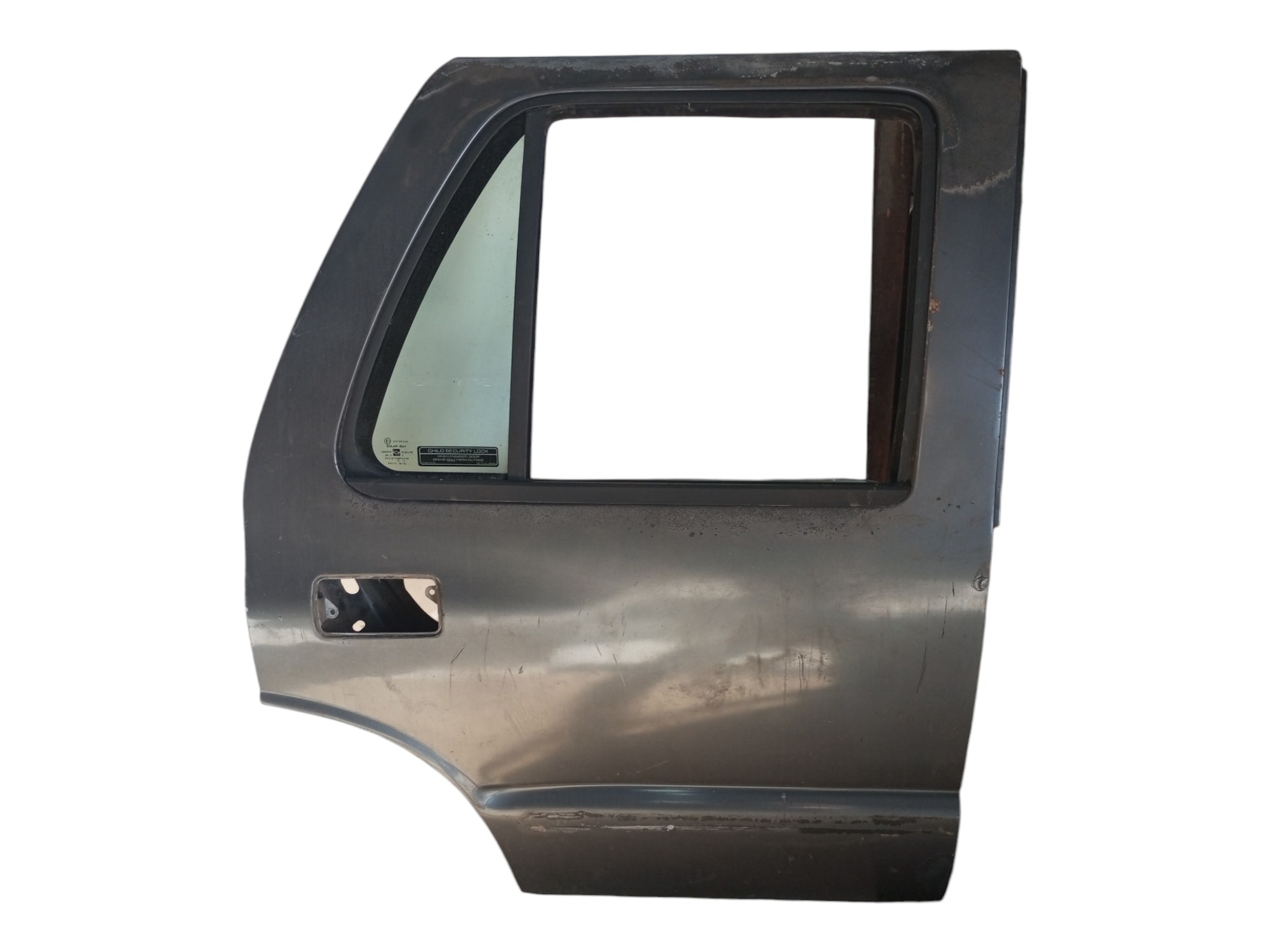 Porta Blazer 96 97 98 99 2000 Traseira Direita Chevrolet  Traseira Esquerda Prata 1