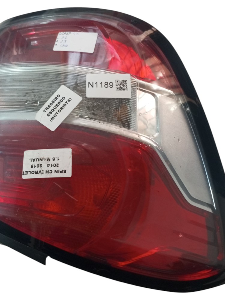 Lanterna Traseira Spin 1.8 Manual 2014 2015 Esquerdo Esquerdo/motorista Vermelho 2