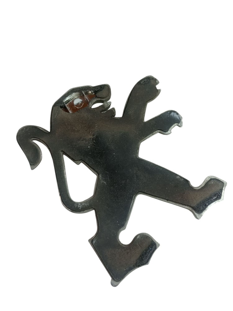 Emblema Peugeot Leao Simbolo Tampa Traseira Cromada 2008 Cromado 6