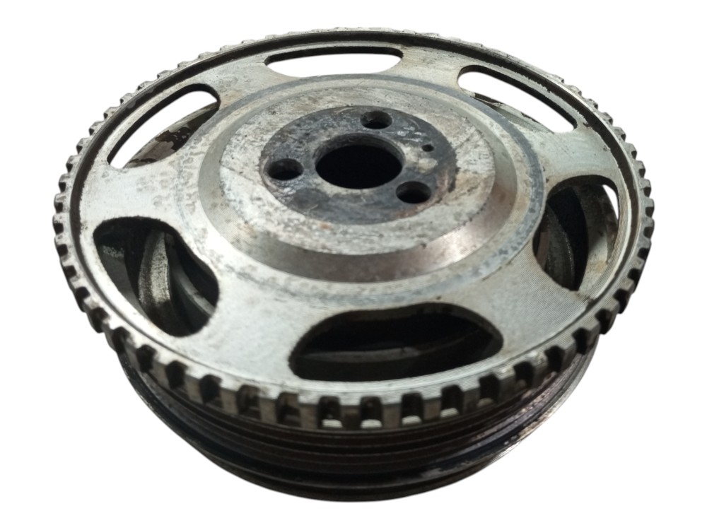 Polia virabrequim Fiat grand siena 2012 2015 2020 usado 4