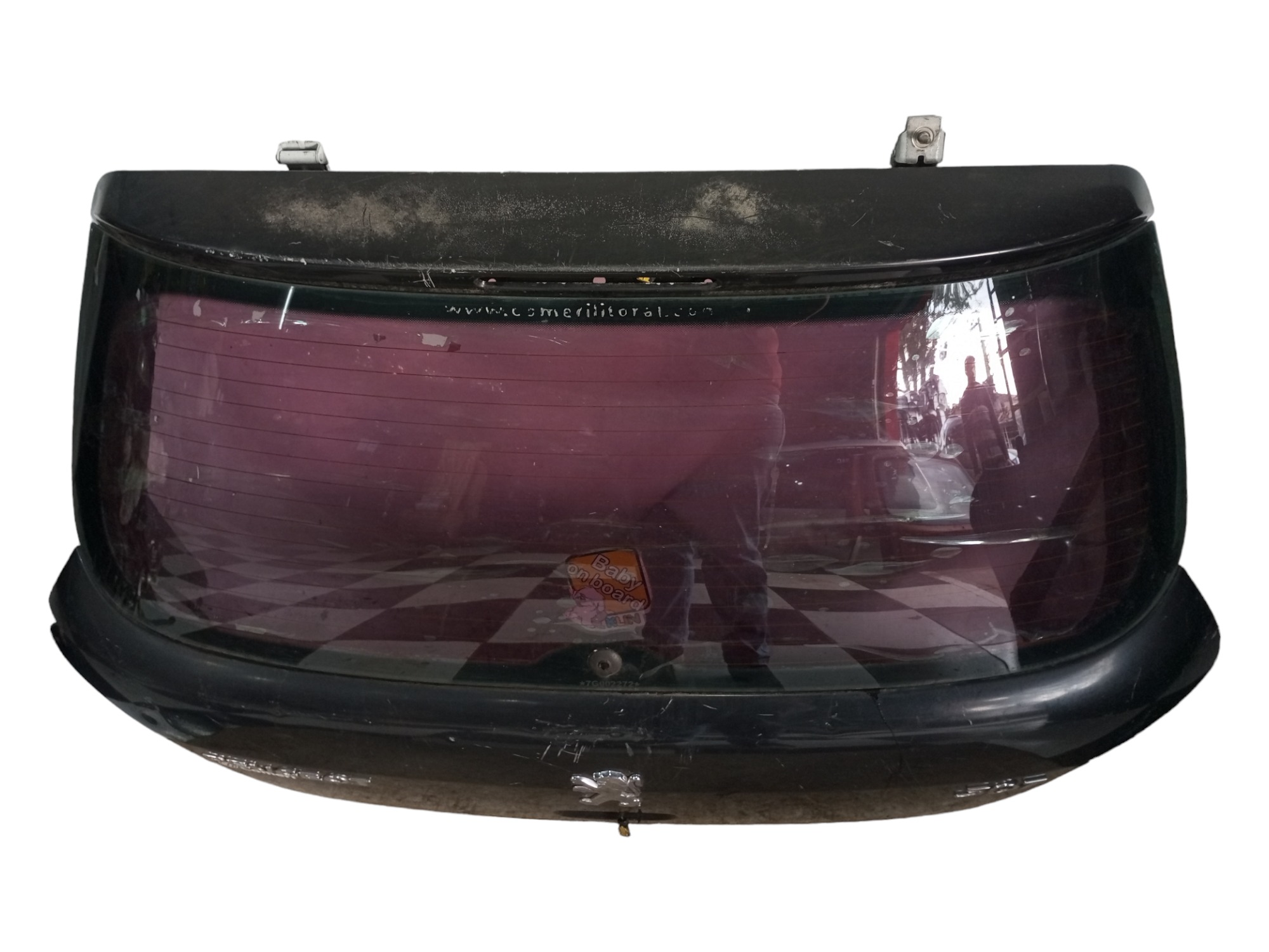 Tampao Tampa Traseira Peugeot 307 2003 2005 2007 2009 2010 Preto 9