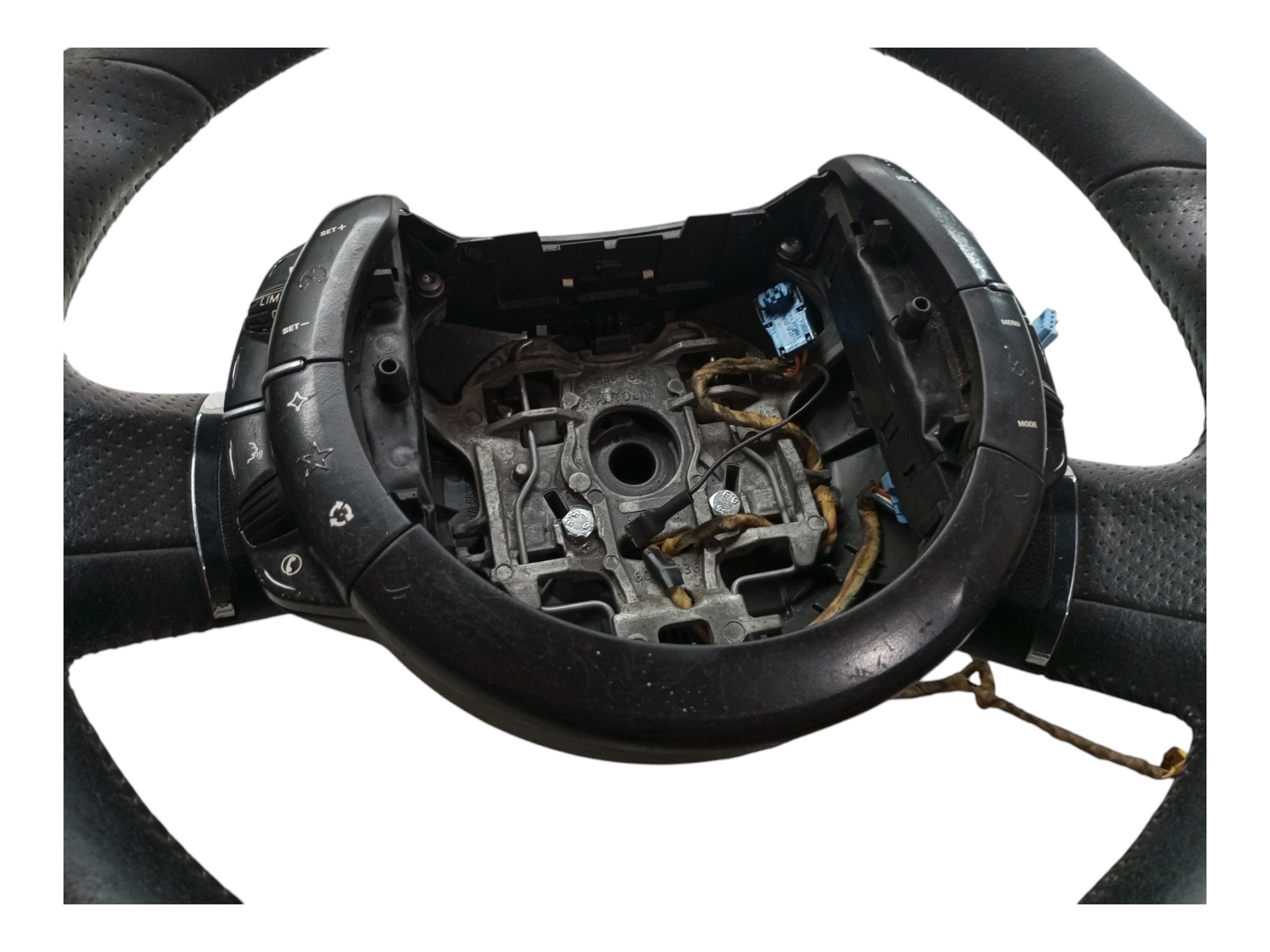 Volante Direcao Citroen C4 Pallas 2008 2009 2010 2011 2012 Preto 6