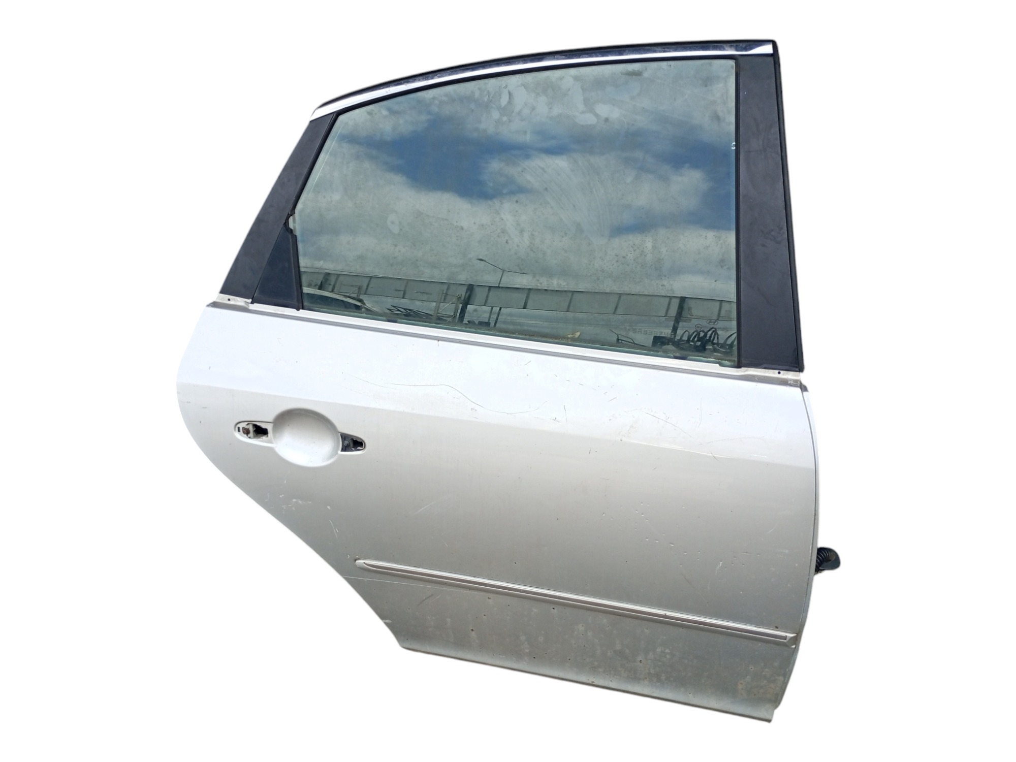 Porta Azera 2008 2009 2010 2011 Traseira Direita Hyundai  Traseira Direita Prata 1