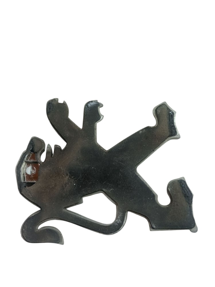 Emblema Peugeot Leao Simbolo Tampa Traseira Cromada 2008 Cromado 5