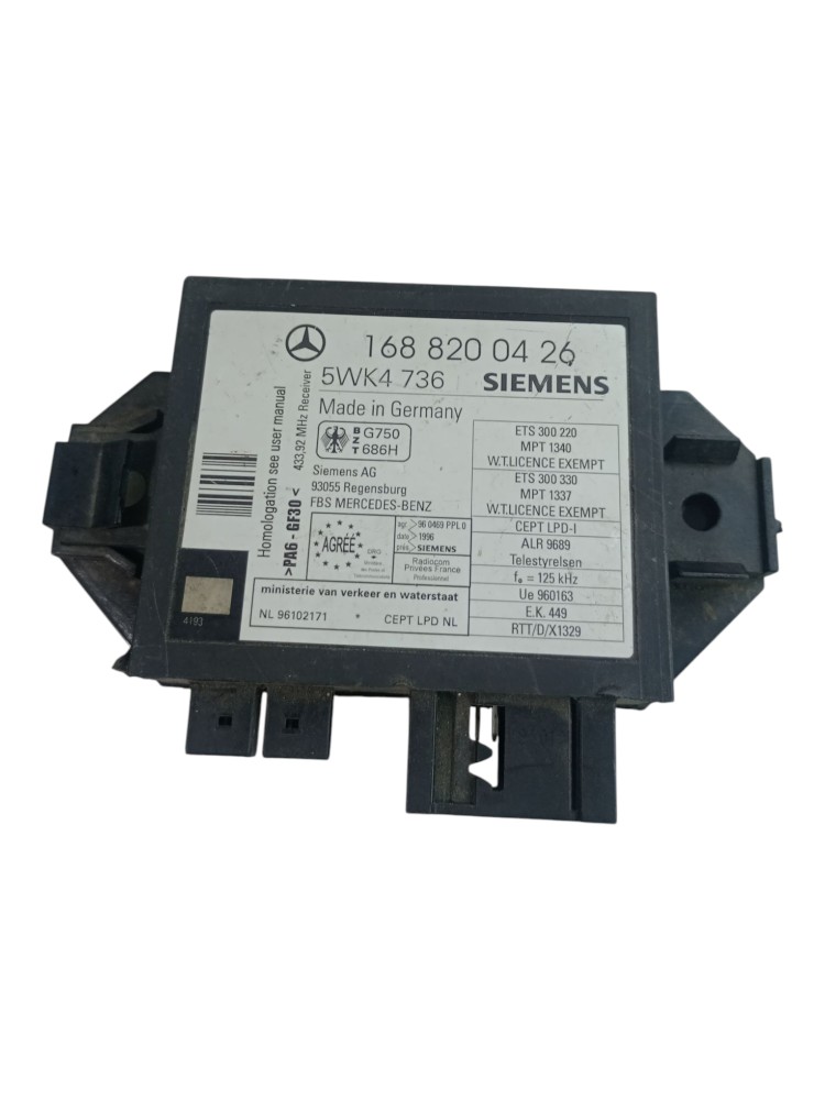 Modulo Imobilizador Mercedes A160 A170 A190 99 2005