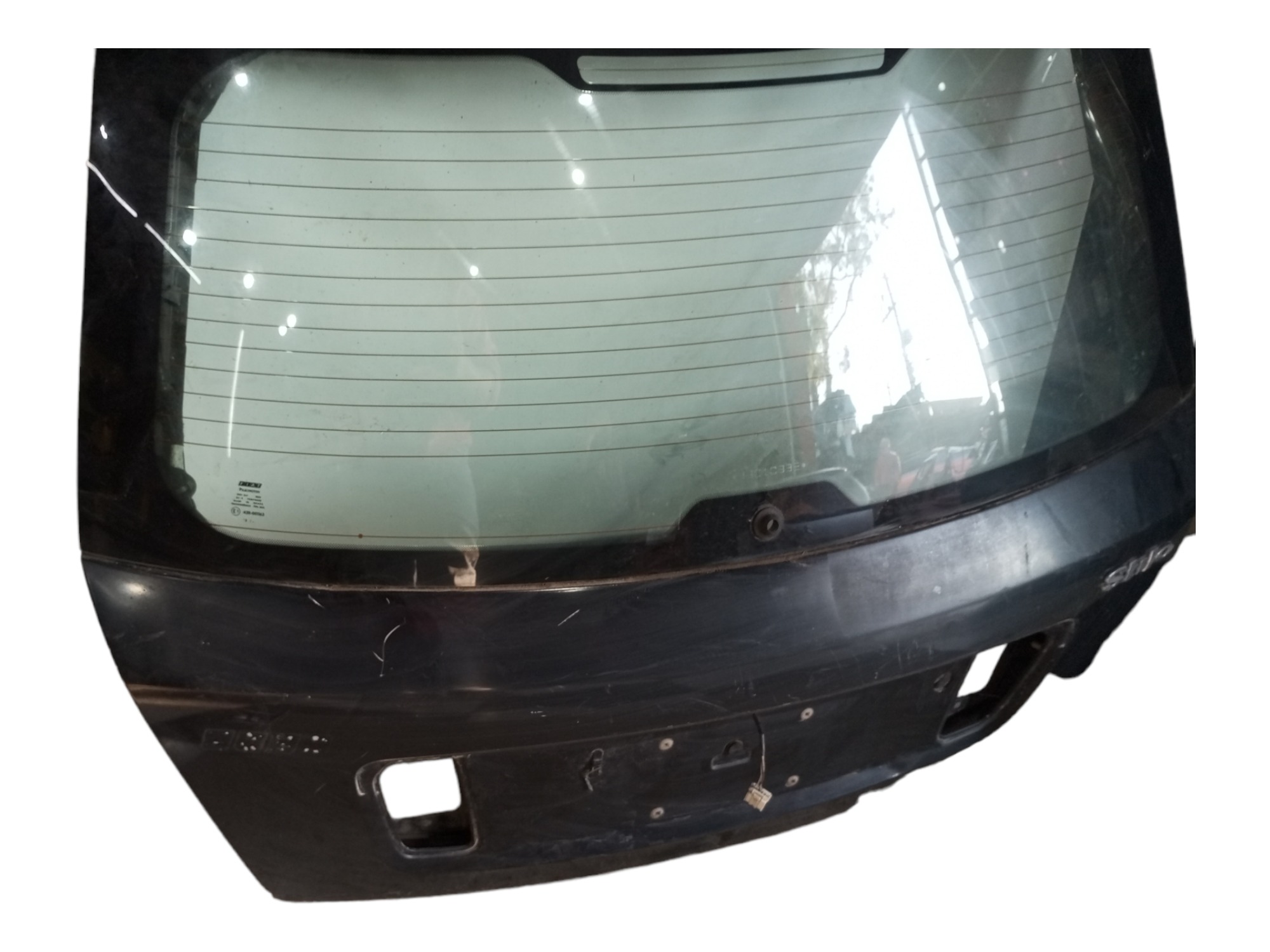 Tampao Tampa Traseira Fiat Stilo 2003 2004 2005 2007 2008 Preto 7