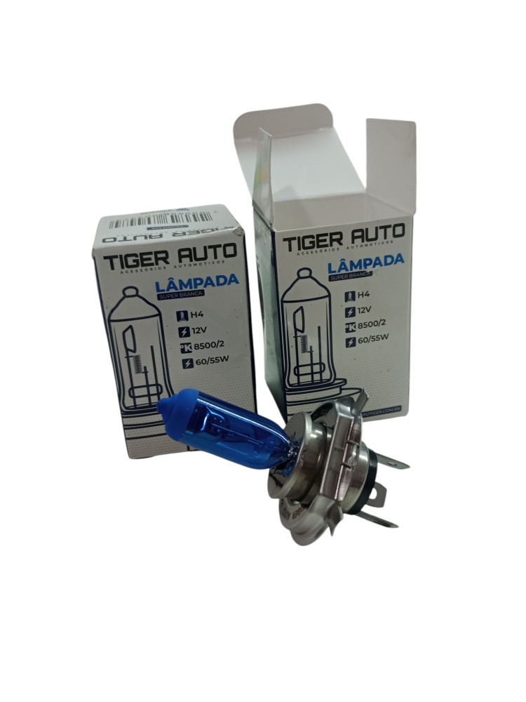 Par Lampada H4 Farol Alto Baixo T10 Pingao 12v 7
