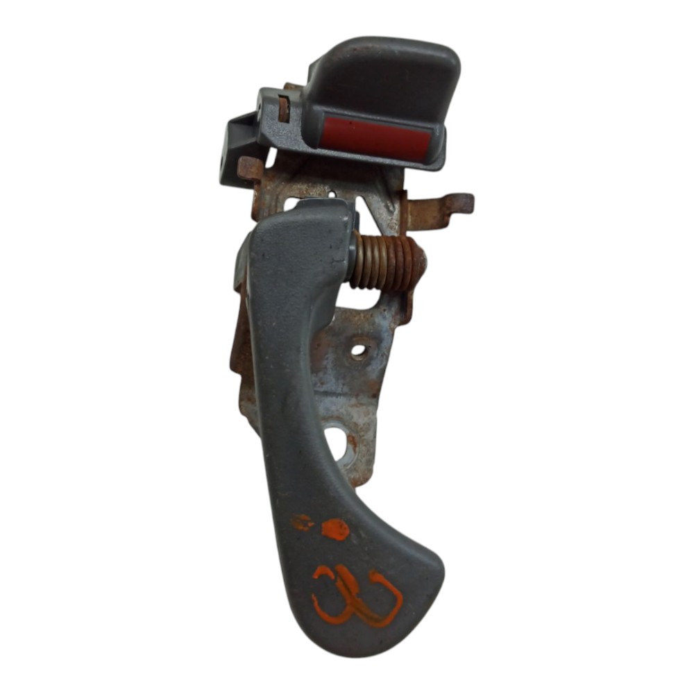 Macaneta Porta Pajero Sport 2002 Interna Traseira Esquerda Cinza 2