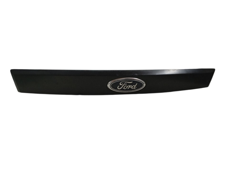 Moldura Acabamento Luz Placa Tampa Traseira Ford Ka 2009 Preto 2