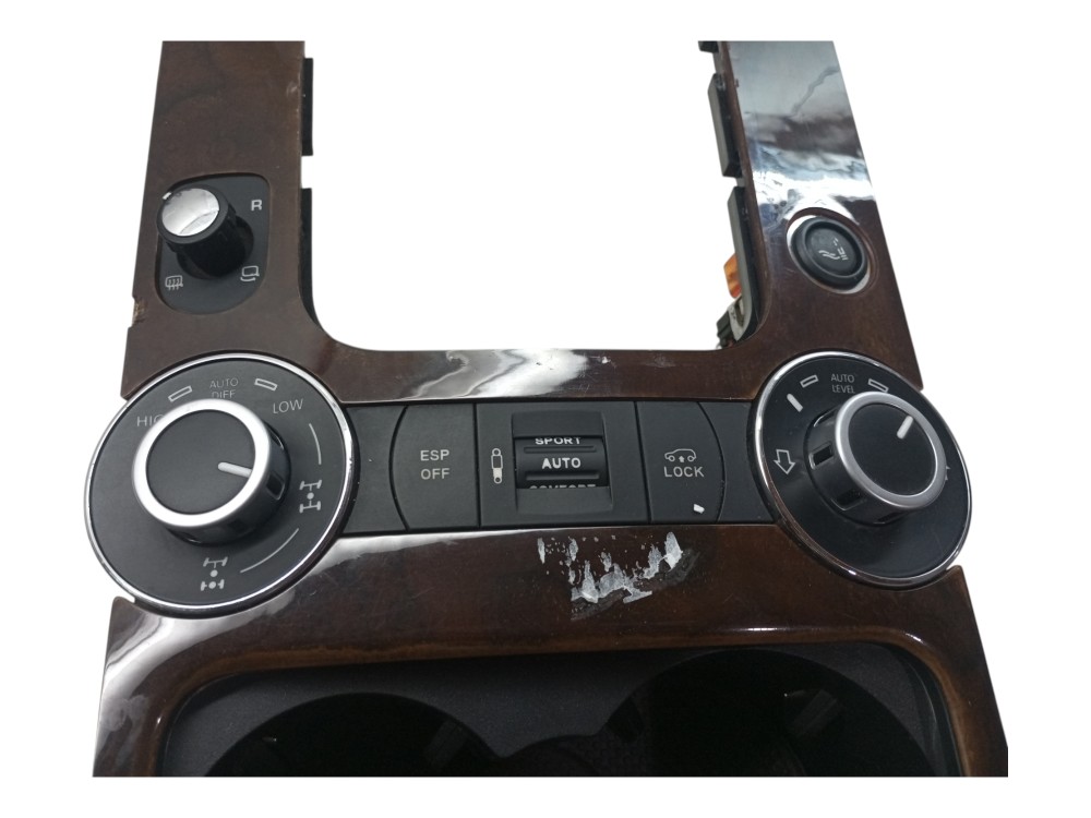 Acabamento Console Central Vw Touareg 2007 2010 Porta Copos 5