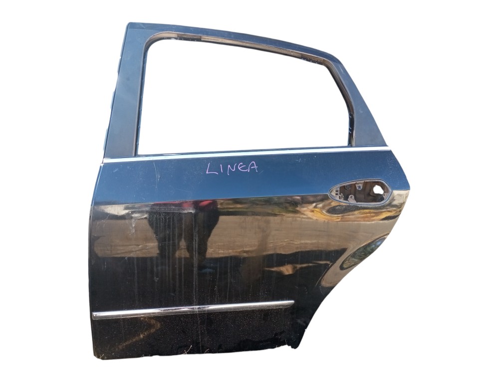 Porta Fiat Linea 2008 2010 2012 2014 Traseira Esquerda Usada Traseira Esquerda Preto 1