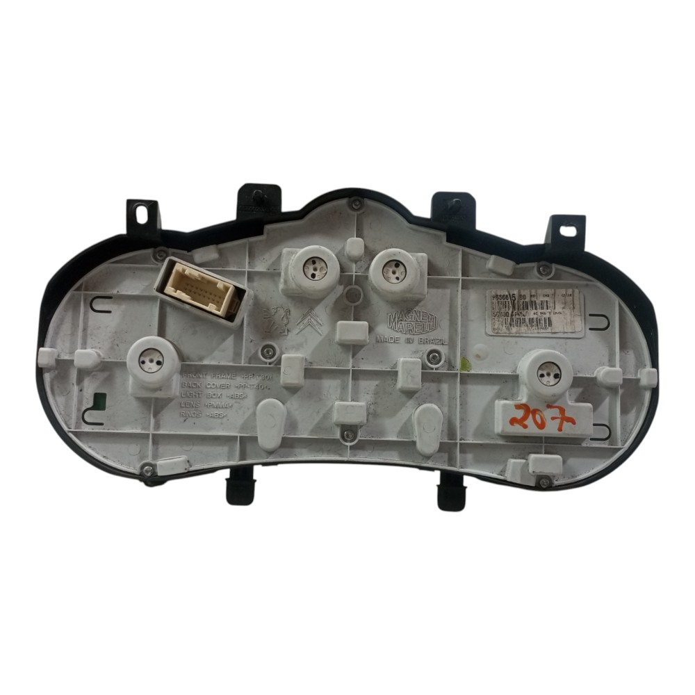 Painel Instrumento Velocimetro Peugeot 207 307 2006 A 2012 Preto 6
