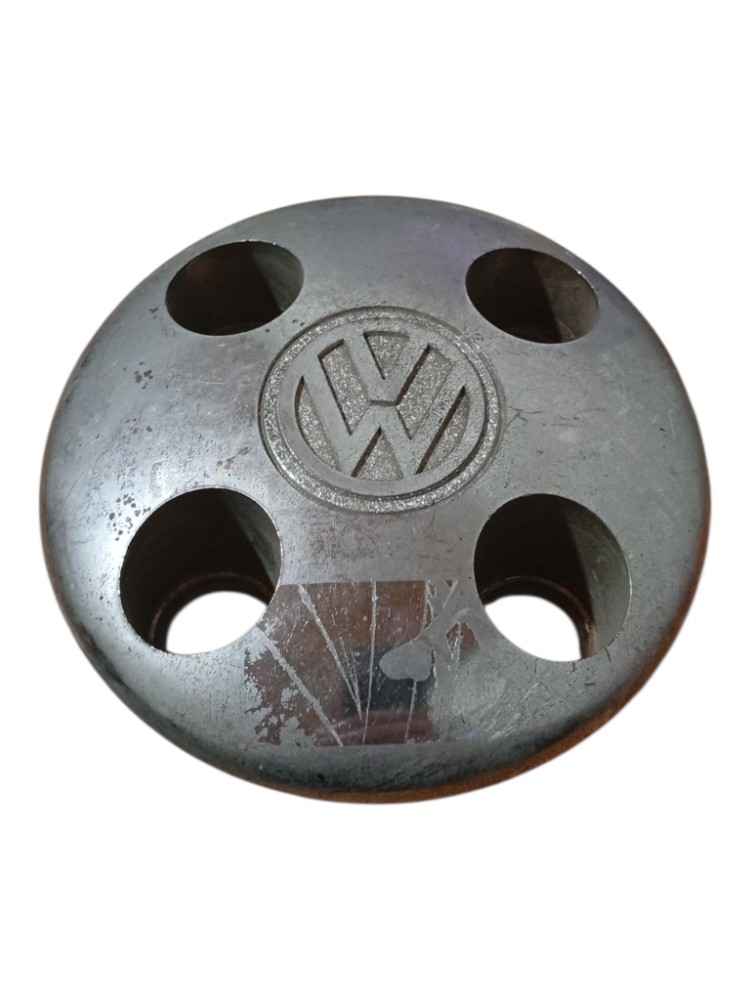 Calota Miolo 4 Furos Volkswagen Brasilia 74 75 76 77 78 80 Cinza