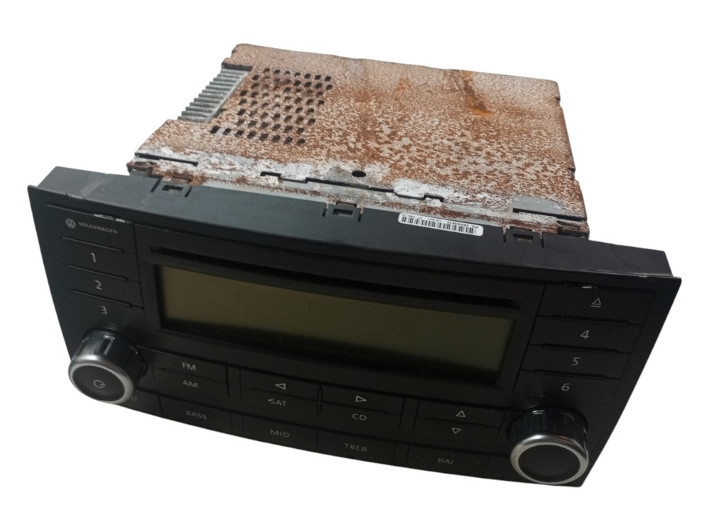 Radio Cd Player Volkswagen Touareg 2008 2009 2010 Usado 5