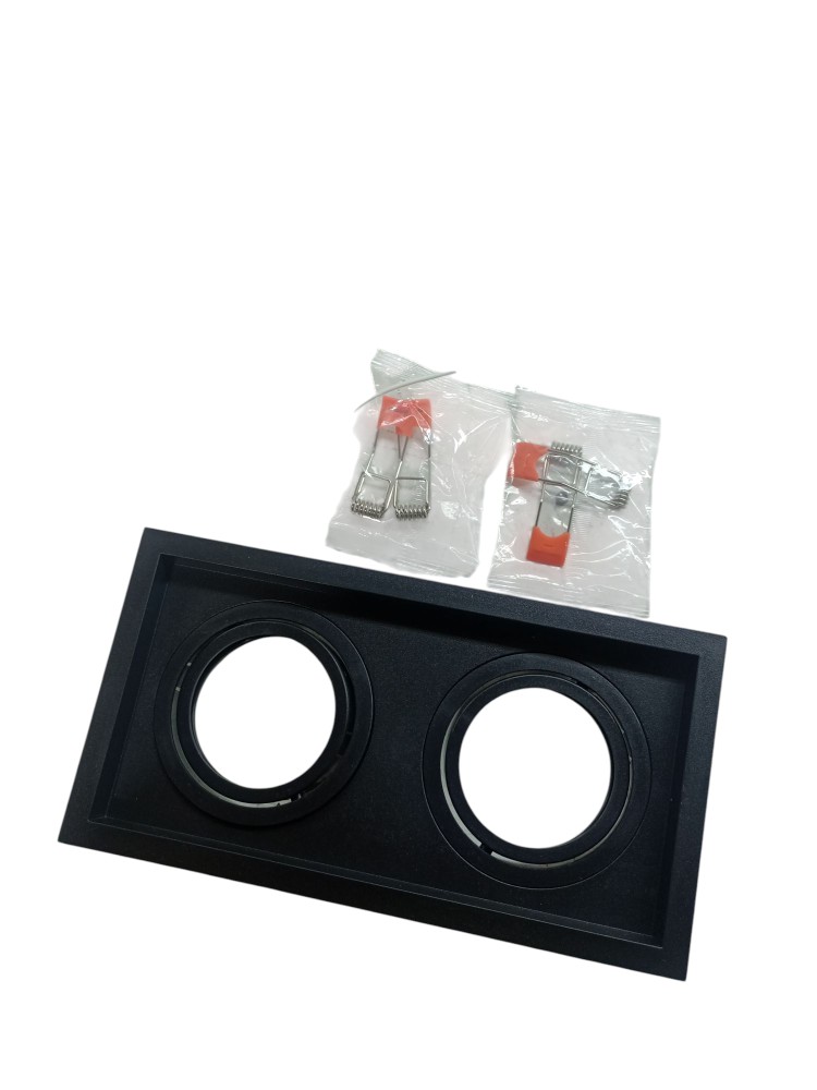 Kit Spot Embutir Duplo Recuado Retangular Ar70 Ajustavel 3