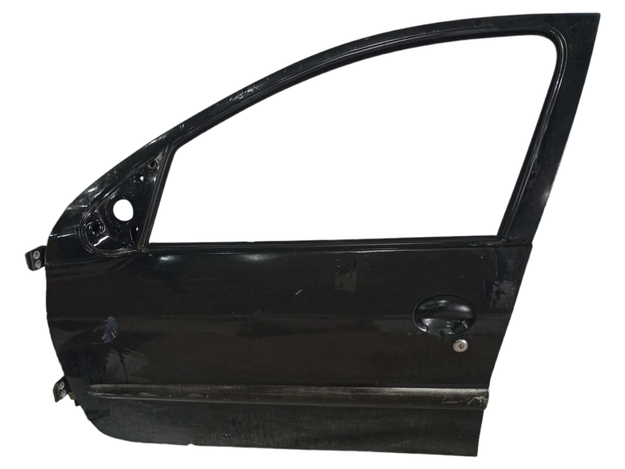 Porta Peugeot 206 207 2006 2007 2008 Dianteira Esquerda  Dianteira Esquerda Preto 1