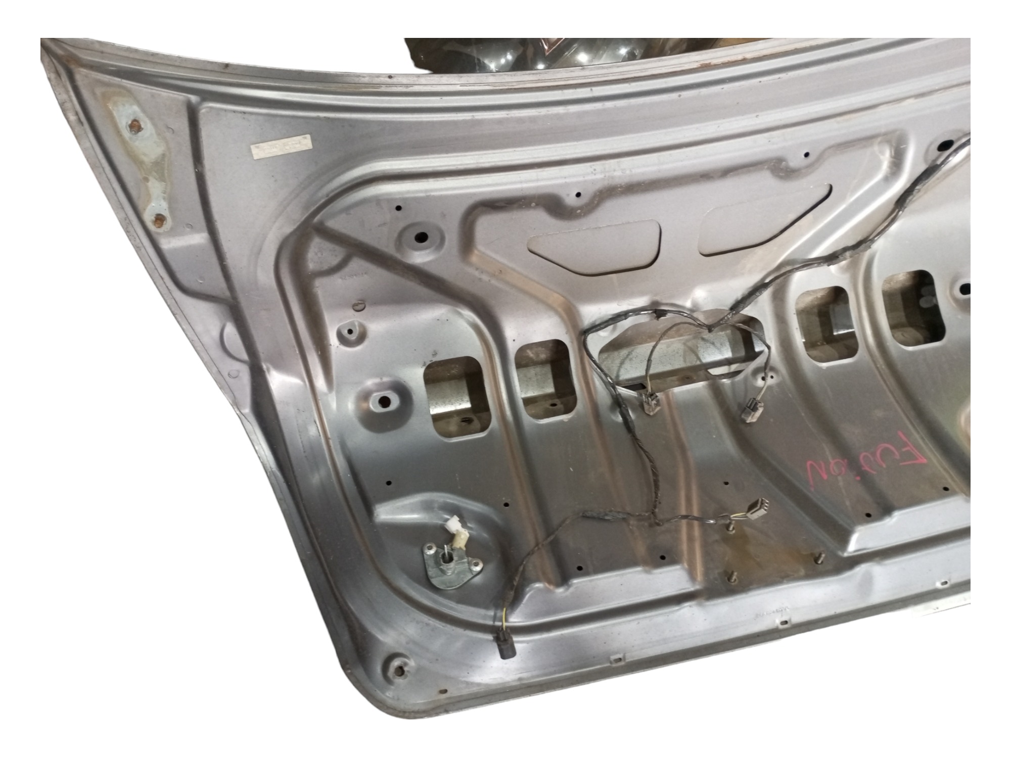 Tampao Tampa Traseira Fusion 2007 2008 2009 Porta Malas Ford Cinza 9