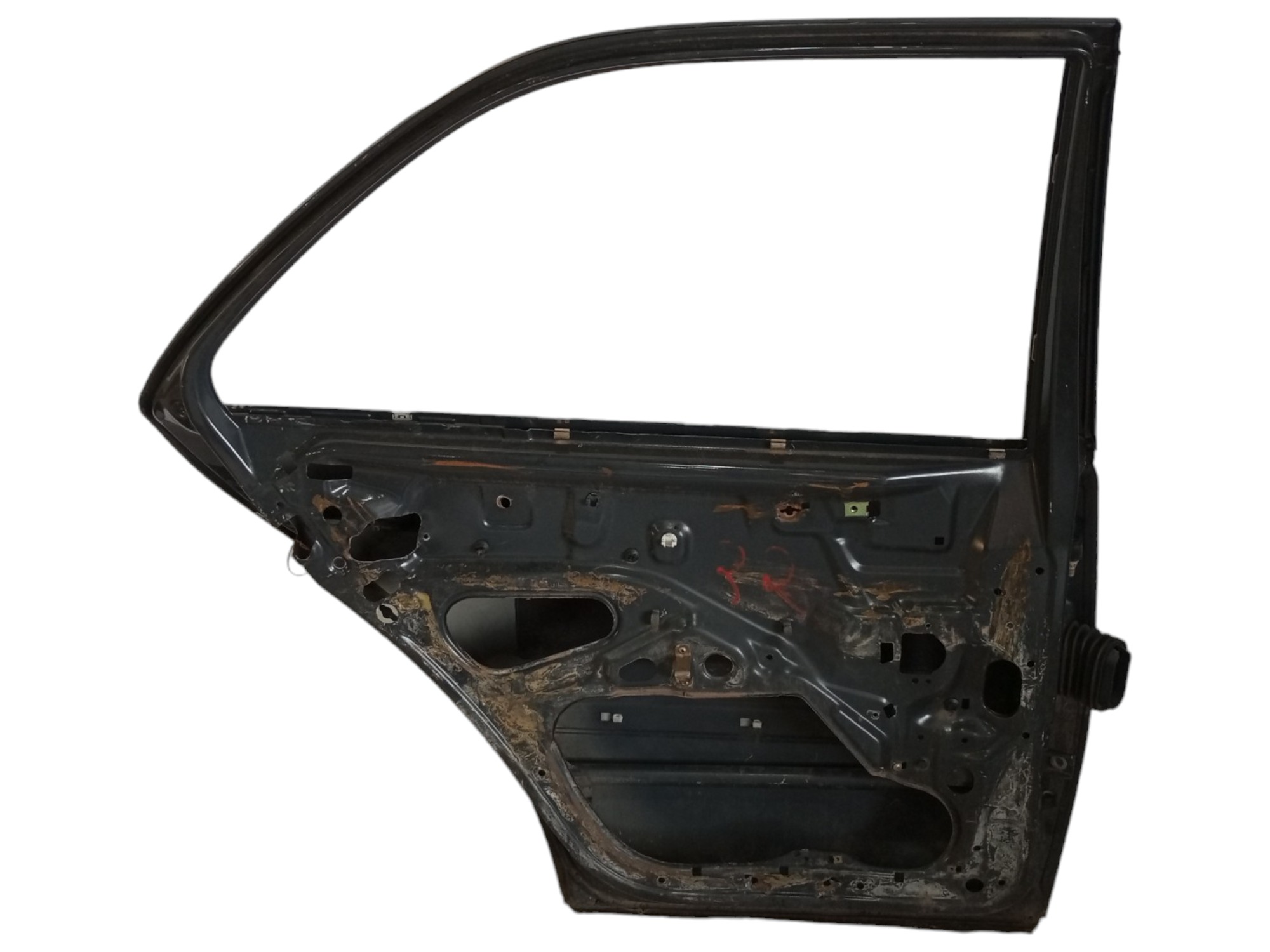 Porta Mercedes C230 Kompressor 2000 2005 Traseira Esquerda Traseira Esquerda Prata 5