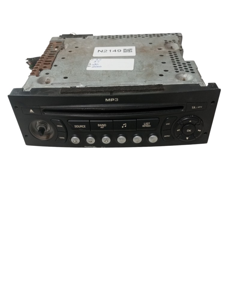 Radio Cd Mp3 Peugeot 307 Citroen C4 2008 2009 2010 2011 2012