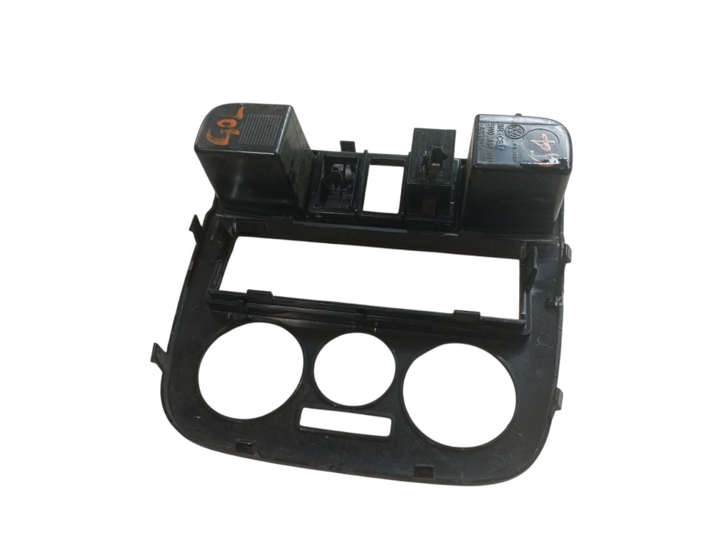 Moldura Central Painel Gol G4 2005 2007 2009 Usado Vw Preto 5