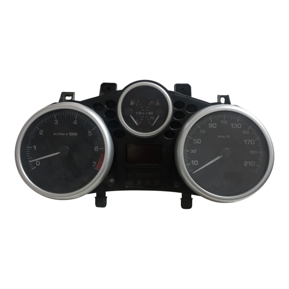 Painel Instrumento Velocimetro Peugeot 207 307 2006 A 2012 Preto 1