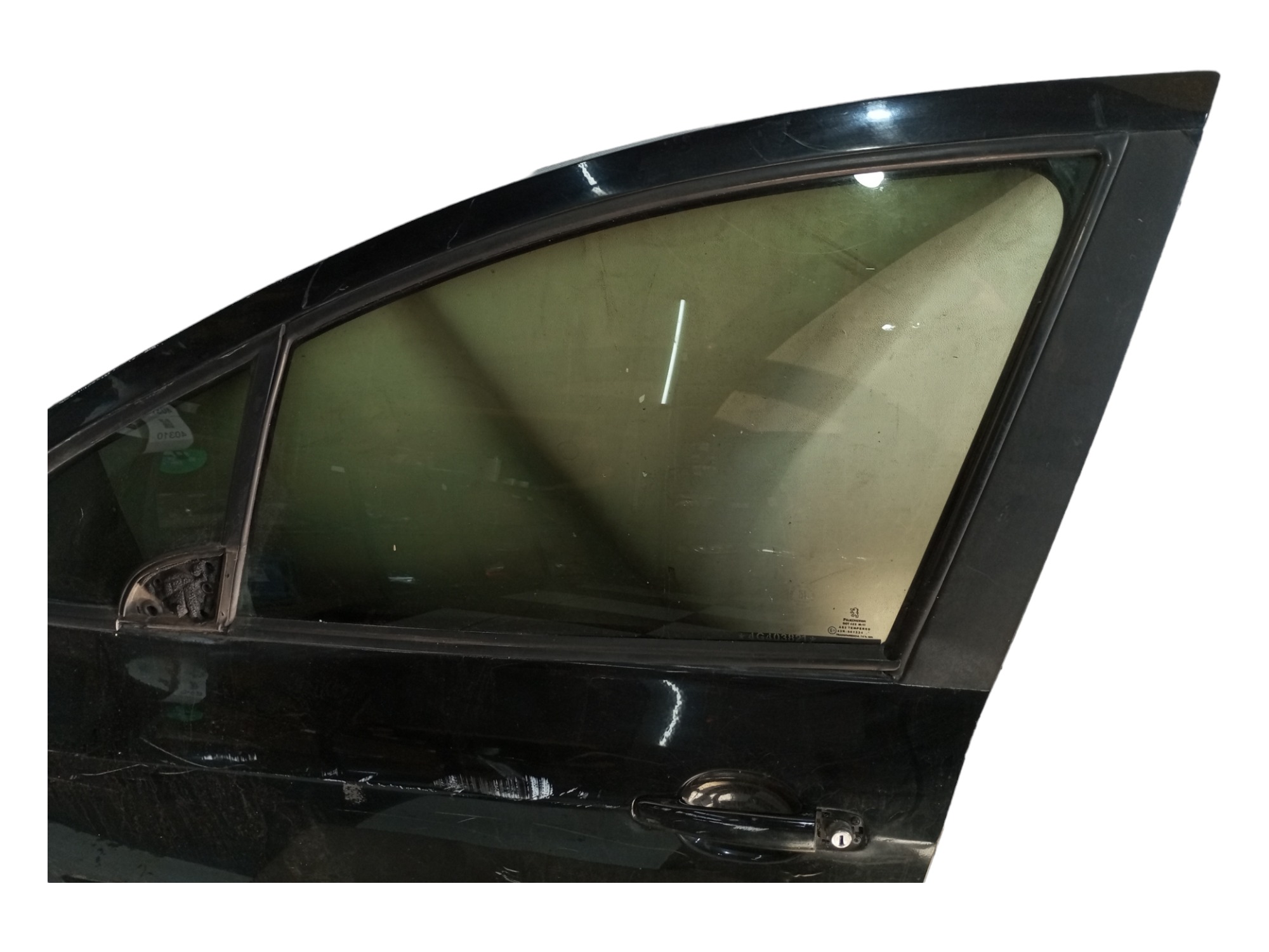 Porta Peugeot 307 2006 2008 2010 2012 Dianteira Esquerda Dianteira Esquerda Preto 5