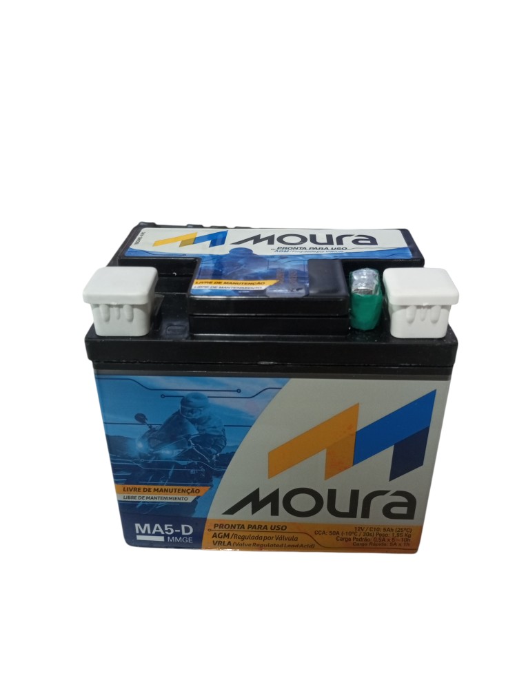 Bateria Moto Titan Fan Biz Bros Fazer 125 150 160 5ah 4