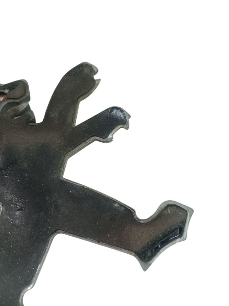 Emblema Peugeot Leao Simbolo Tampa Traseira Cromada 2008 Cromado 8