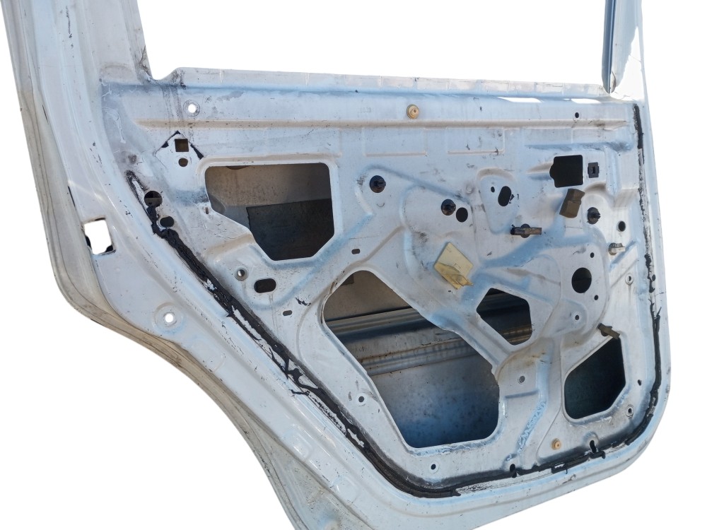 Porta Renault Logan 2009 2012 2014 Traseira Esquerda Usada Traseira Esquerda Branca 2