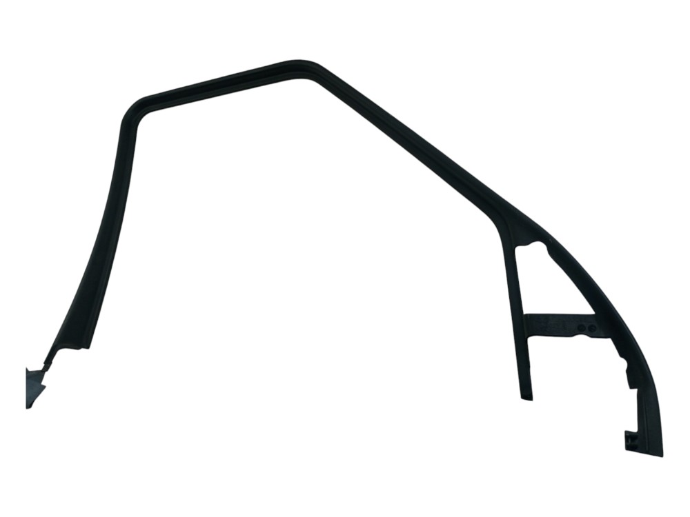Moldura Porta Land Rover 3 2006 2007 2008 2009 Esquerda  Preto 4