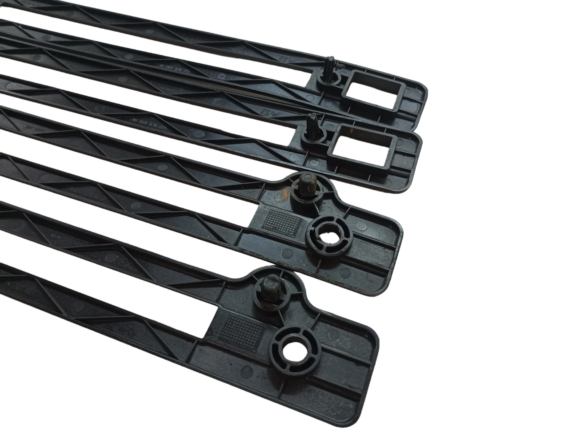Kit Acabamento Trilho Banco Citroen C4 Pallas 2008 2010 2012 Preto 7