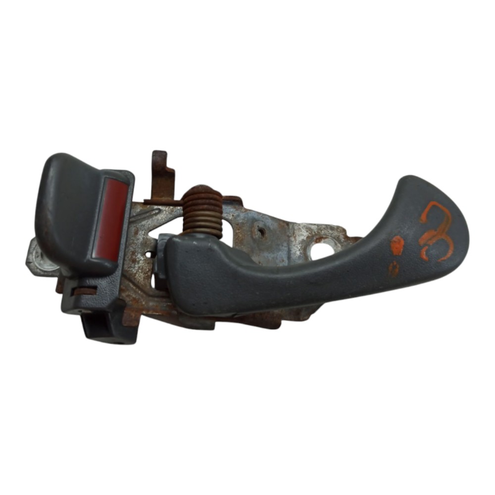 Macaneta Porta Pajero Sport 2002 Interna Traseira Esquerda Cinza