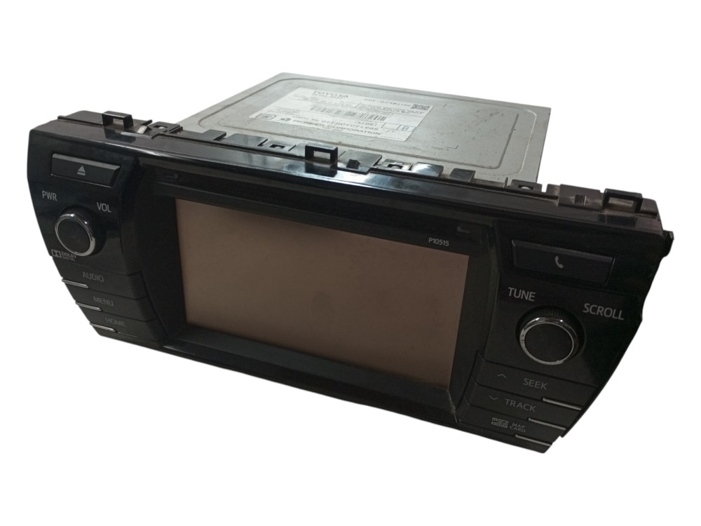 Radio Central Multimidia Toyota Corolla 2013 2015 2019 Usado 3