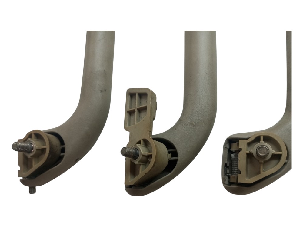 Kit 3 Alça Teto Pqp Chery Cielo 2009 2010 2011 2012 Puxador Cinza 4