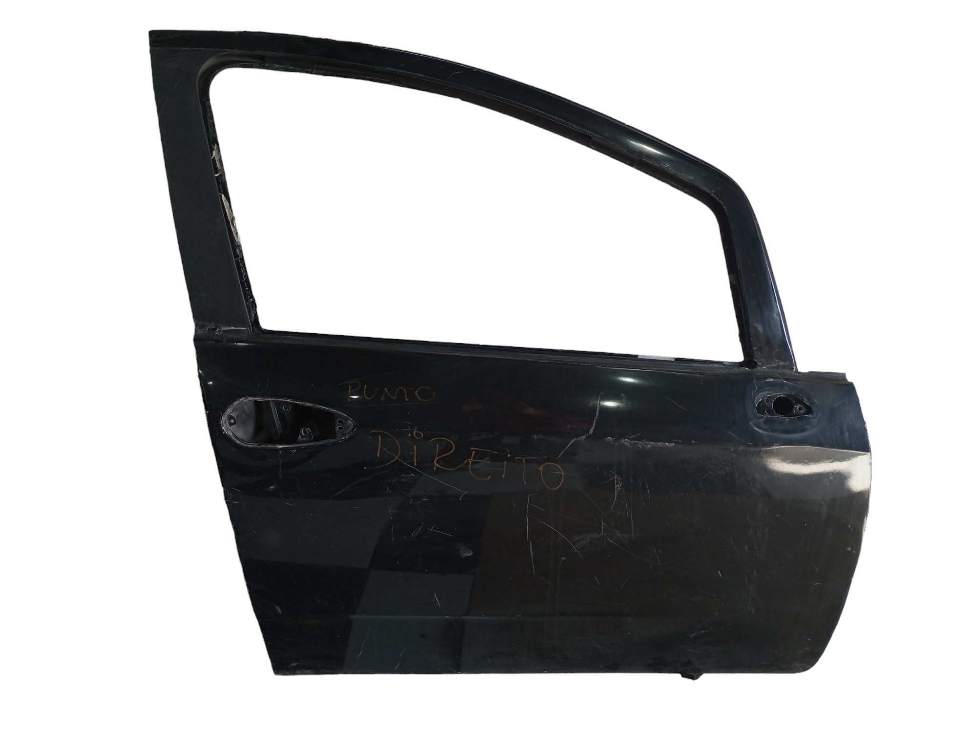 Porta Fiat Punto 2008 2010 2012 2014 2016 Dianteira Direita Dianteira Direita Preto 1