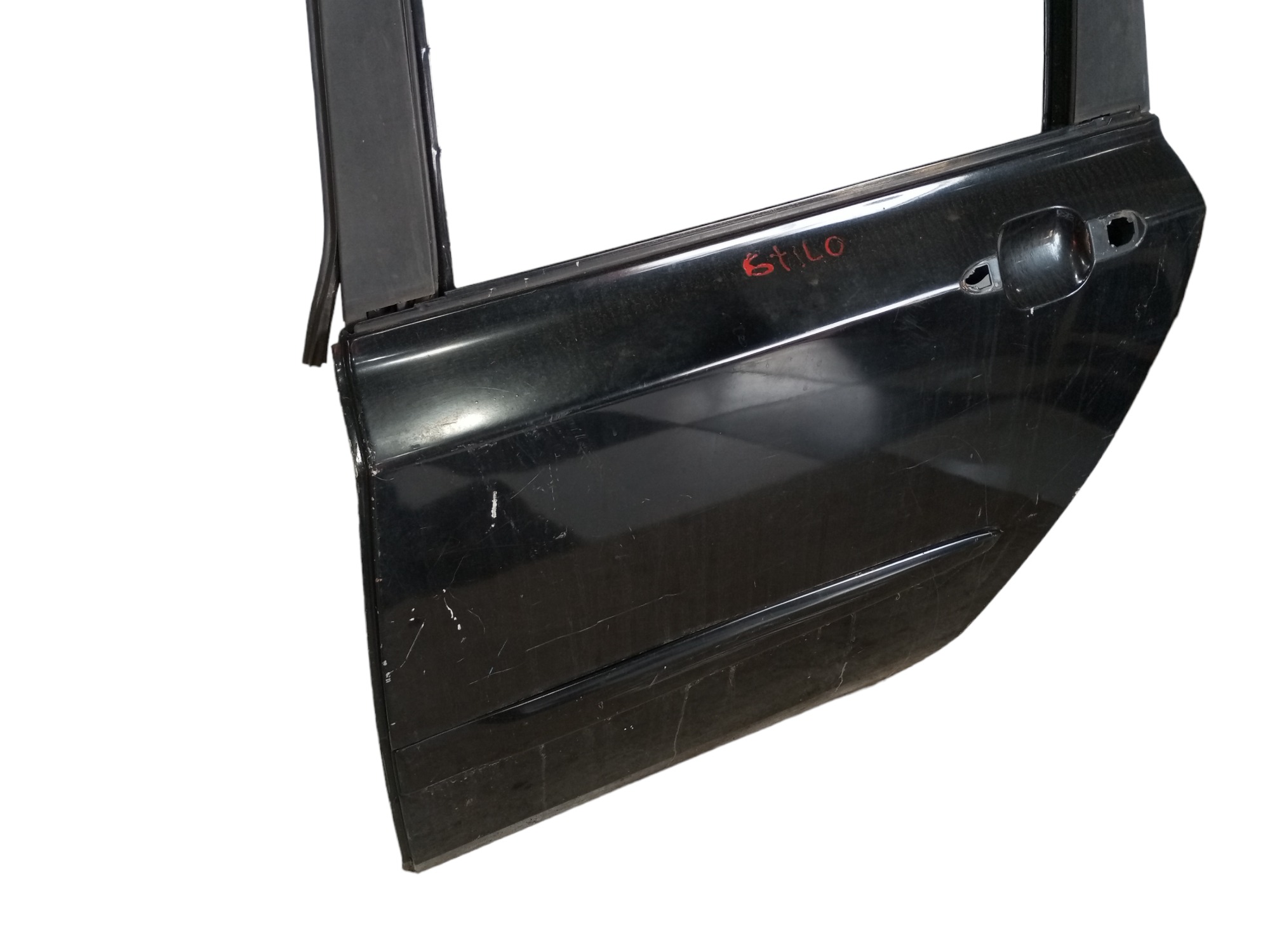 Porta Fiat Stilo 2003 2004 2005 2006 2008 Traseira Esquerda Preto 6