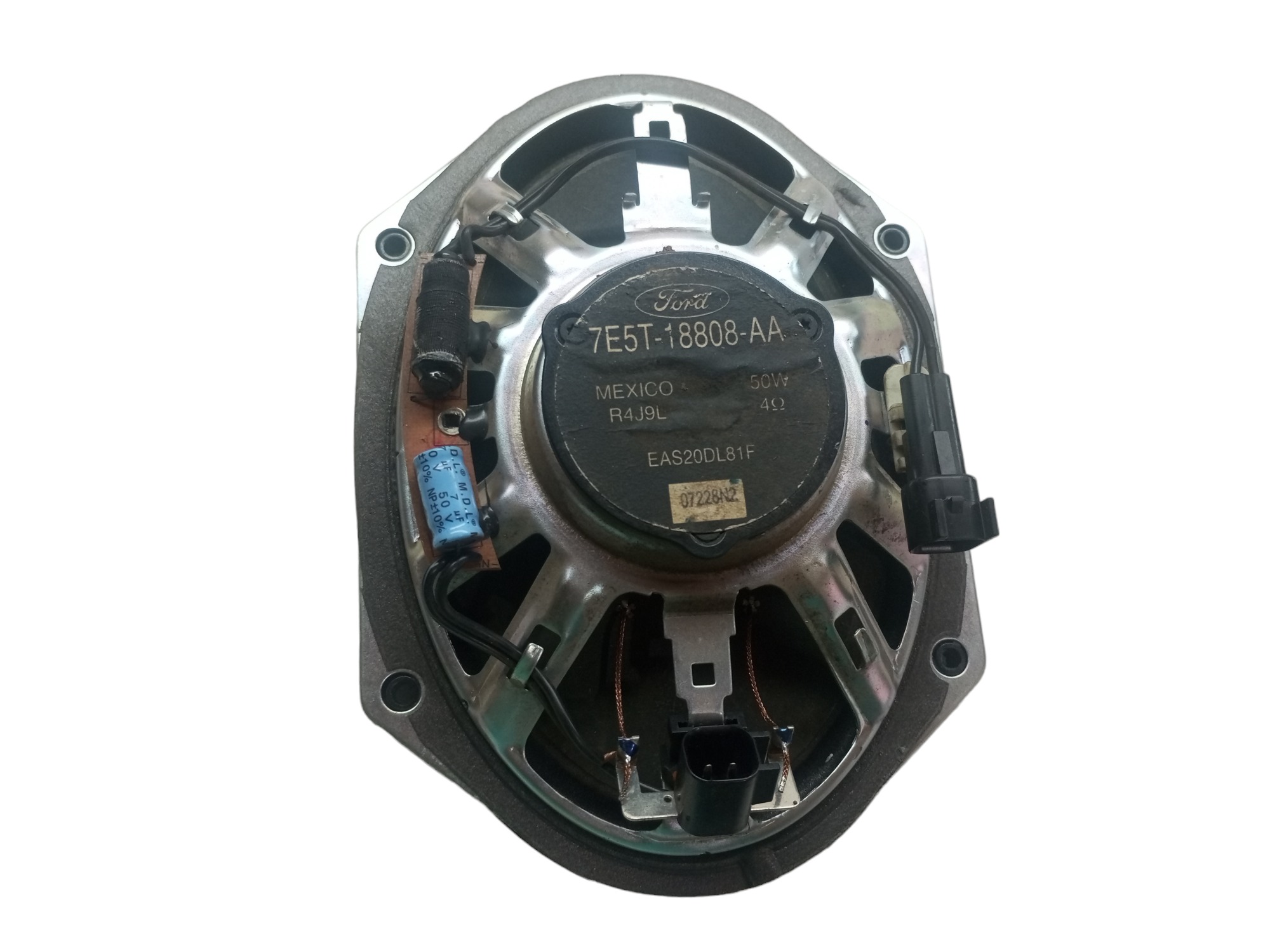Alto Falante Ford Fusion 2007 2008 2009 Dianteiro Porta Preto 2
