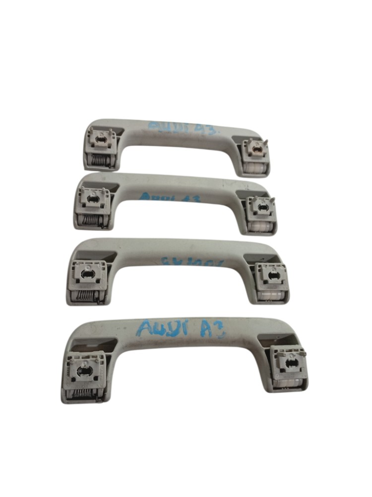 Kit Puxador Alca Teto Audi A3 Sportback 2.0 2007 2010 2012 Cinza 5