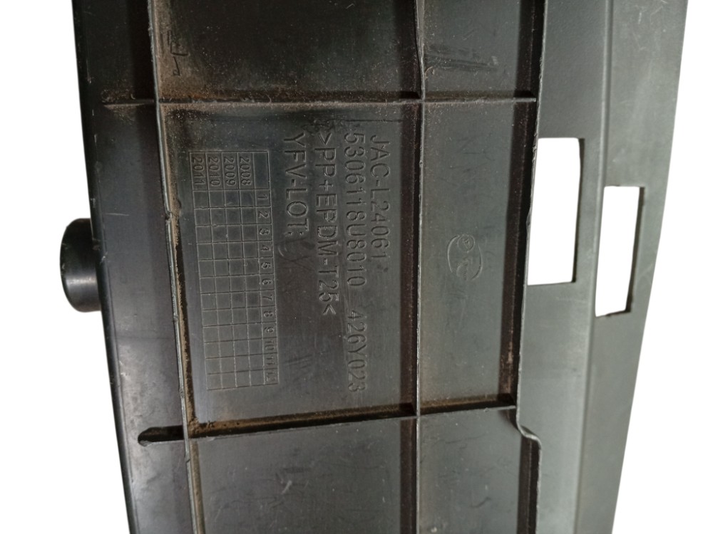 Moldura acabamento gaveta porta luva Jac J3 2010 2011 2013 5