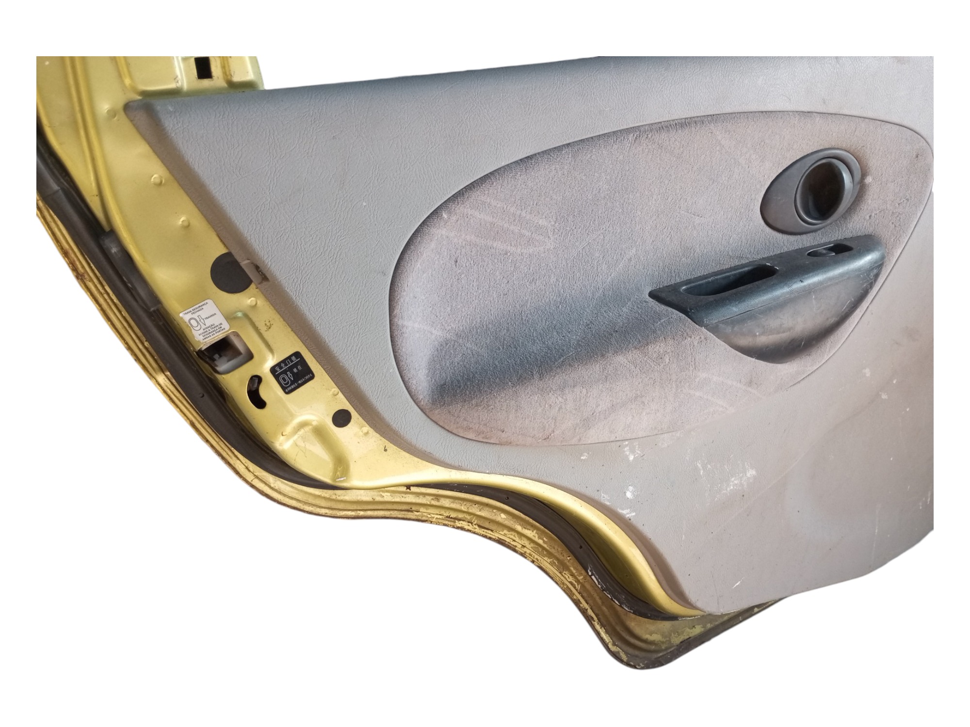 Porta Chery Qq 2011 2012 2013 2014 2015 Traseira Esquerda  Traseira Esquerda Verde 7
