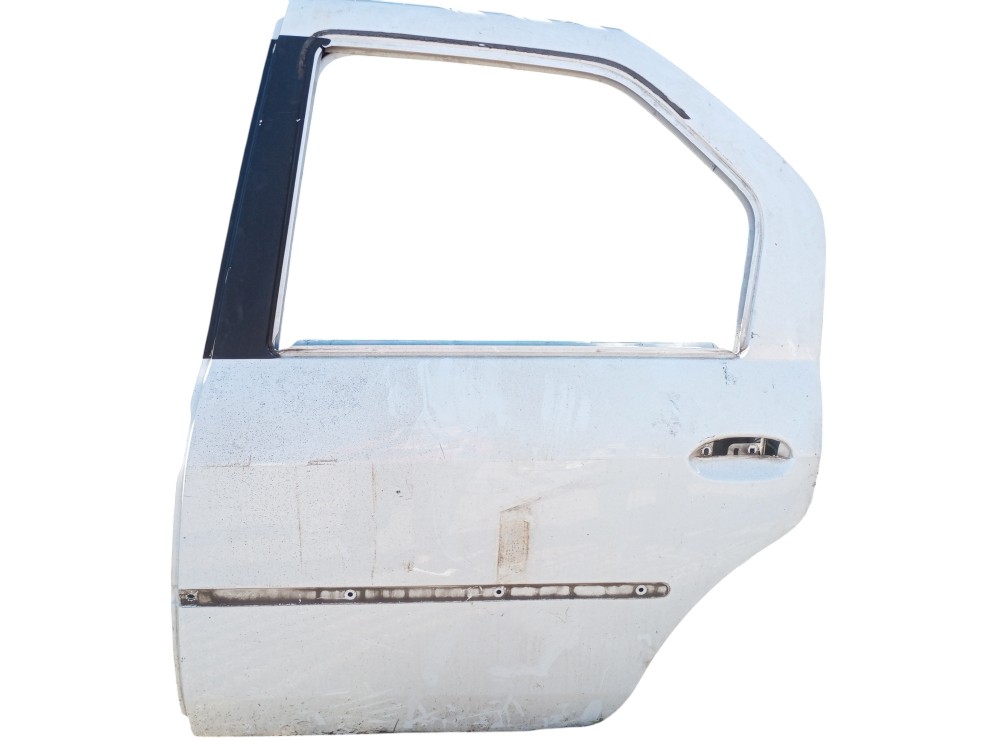 Porta Renault Logan 2009 2012 2014 Traseira Esquerda Usada Traseira Esquerda Branca 1