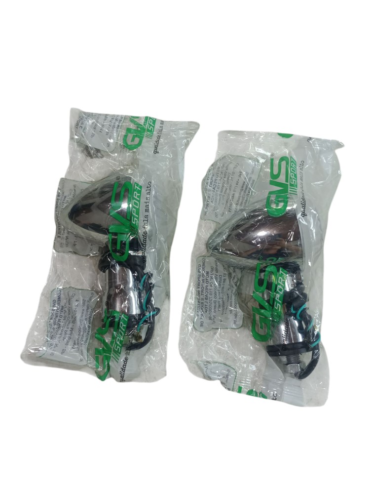 Pisca Seta Suzuki Intruder Par Dianteiro Cromado Cristal Gvs Direito Cromado 6