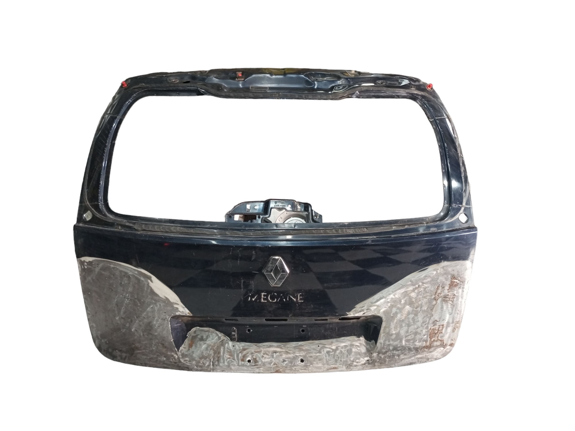 Tampao Tampa Traseira Megane Grand Tour 2007 2012 Recuperada Azul 1