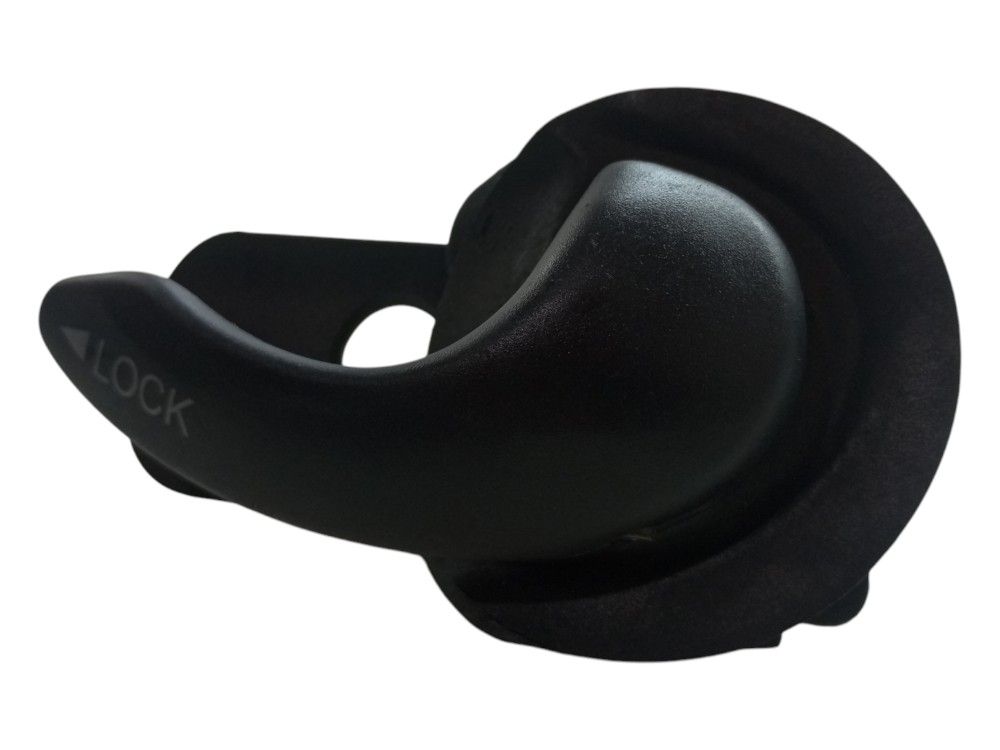 Macaneta Interna Fiat Palio 2002 2004 2008 Traseira Direita  Preto Traseira 4