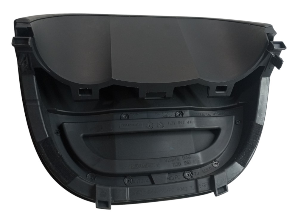 Moldura Superior Painel Instrumentos Megane 2008 2010 2013  Preto 6