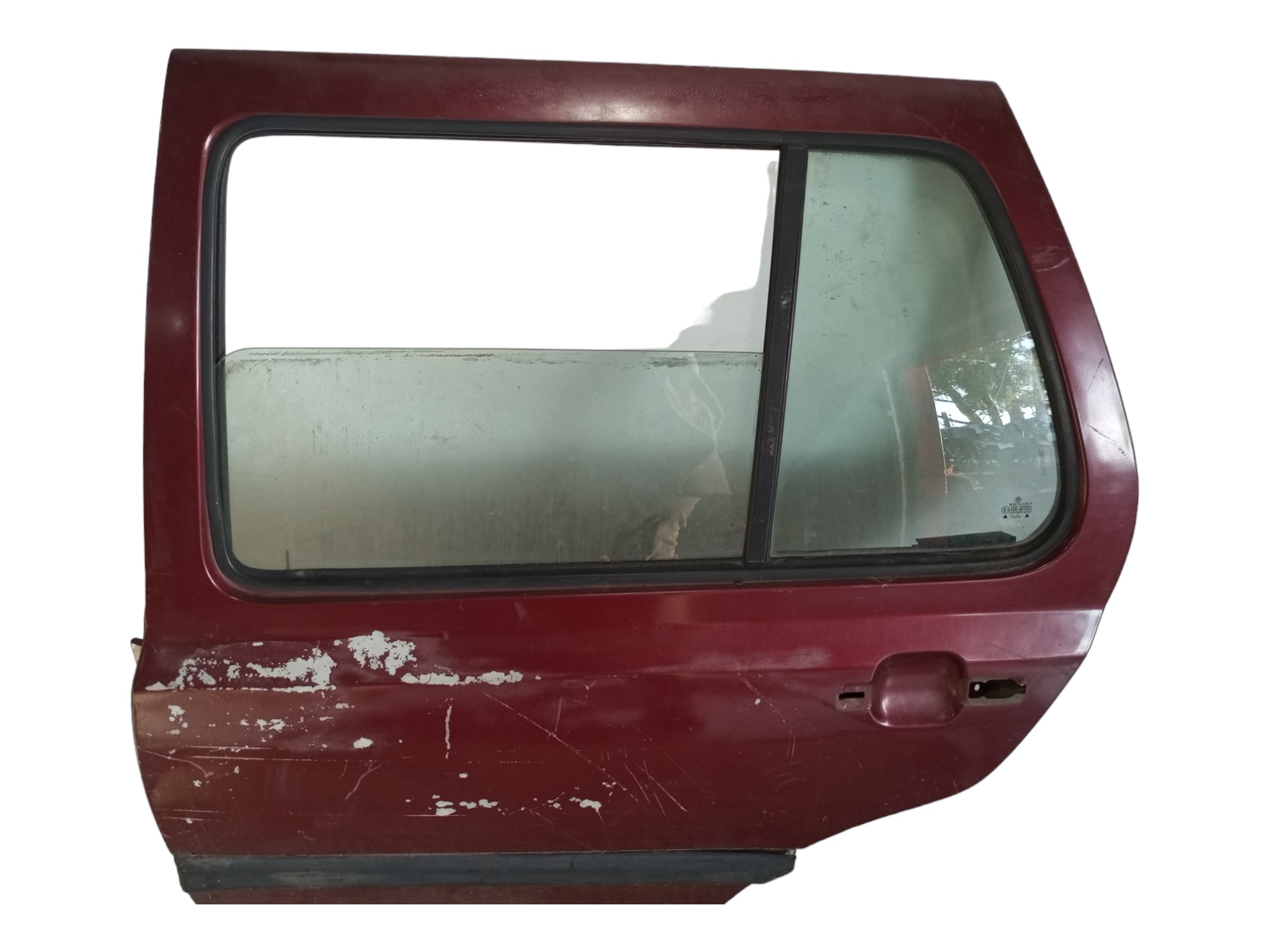 Porta Golf 93 94 95 96 97 98 Traseira Esquerda Volkswagen Traseira Esquerdo Vermelho 5